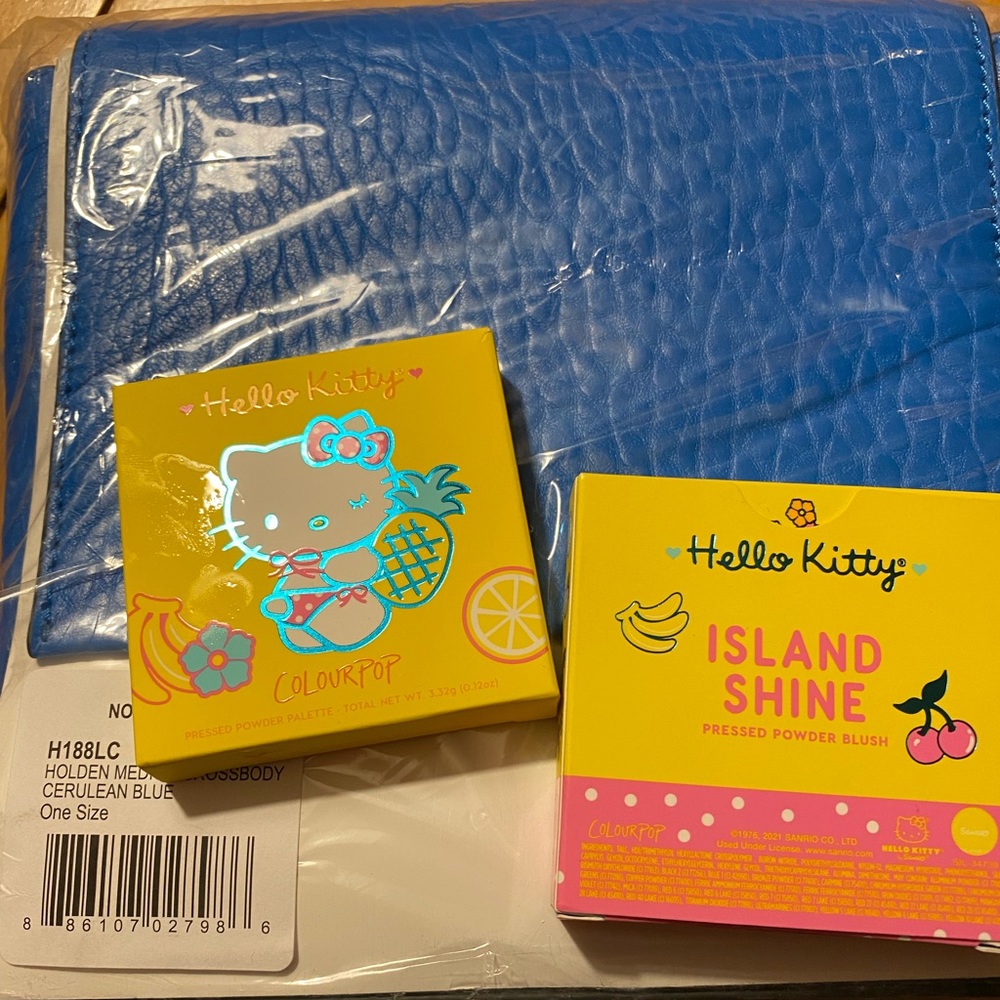Thacker Crossbody / Hello kitty colorpop bundle